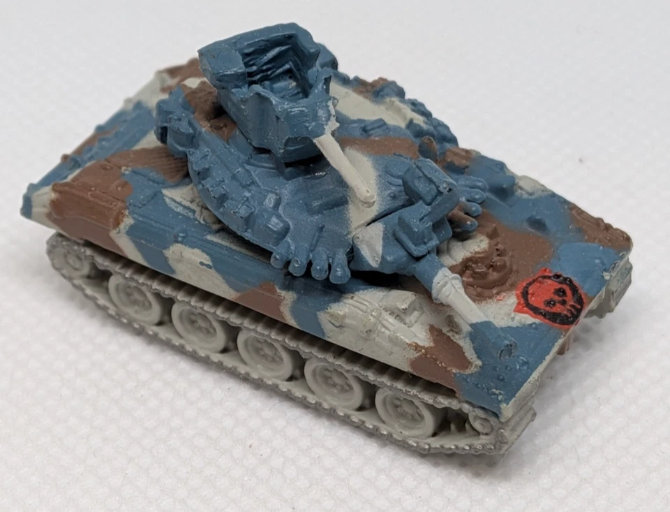 Micro Machines Terror Troops Military M551 Sheridan Tank Blue Brown Camo - Image 1 of 2