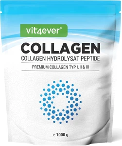 Collagen Pulver 1000g – 100% Bioaktives Kollagen Hydrolysat Typ 1, 2 & 3-Neutral - Bild 1 von 7