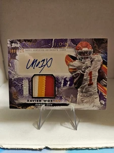 🔥 2024 Topps Inception Xavier Worthy Rookie Patch Auto /125 - KC Chiefs 🔥 - Picture 1 of 4