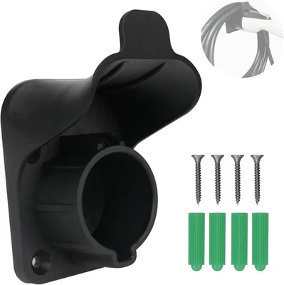 Soporte Cargador EV para Cargador SAE J1772, Ganchos para Colgar Cargador Coche Eléctrico con  Foto 1 de 4