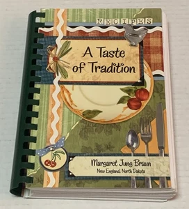 Margaret Jung Braun Family Taste Of Tradition Cookbook New England North Dakota - Picture 1 of 24