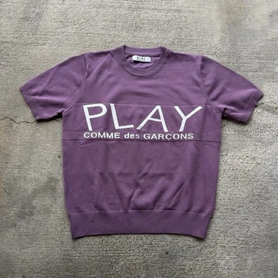 Suéter Púrpura Talla M-COMME DES GARCONS Play Red Heart Foto 1 de 4
