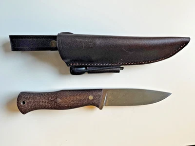 Custom Knife Messer Bushcraft WolframStahl 1.2442 ElricsCustomKnives - Bild 1 von 3