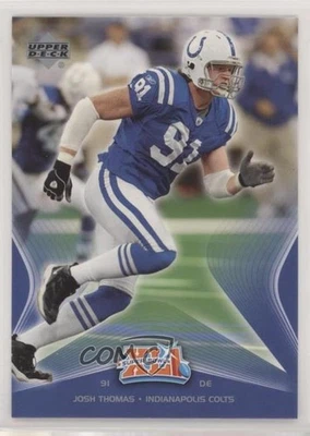 2007 Upper Deck Indianapolis Colts Super Bowl XLI Josh Thomas #35 - Image 1 of 2