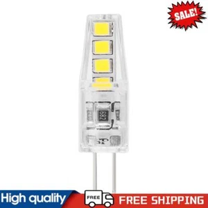 2W Silicone Corn Lamp G4 SMD2835 8 LED Chandelier Light Bulb (Cold White) #g - Picture 1 of 8