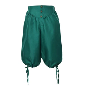 Medieval Knee Pants Renaissance Men Breeches Tudor Period Men Knee High Pants - Picture 1 of 48