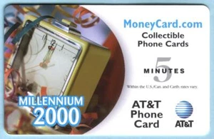 Reloj 5m Millennium 2000: Tarjeta de dinero Tarjeta telefónica Tienda Promo Tarjeta telefónica - Imagen 1 de 1