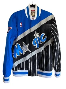 NWT Mitchell Ness ORLANDO MAGIC 1996-97 AUTHENTIC WARMUP 50thPatch Jacket Med 40 - Picture 1 of 6