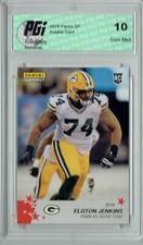 Elgton Jenkins 2019 Panini #9 All Rookie Team 1 of 240 Rookie Card PGI 10