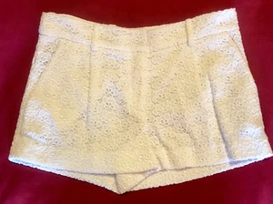 Diane von Furstenburg Intermix White Lucy Acorn Floral Dress Shorts sz 8 NWT - Picture 1 of 11