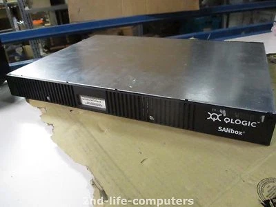 QLogic SB5600 FC Switch-4G 16x fibre channel ports Network Switch 4X GBICS PORTS - Bild 1 von 3