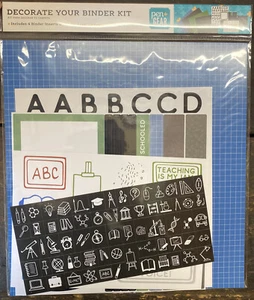 STIFT + ZAHNRAD DEKORIEREN SIE IHREN BINDER SET 4 BINDEREINLAGEN 137 AUFKLEBER NEU - Bild 1 von 2