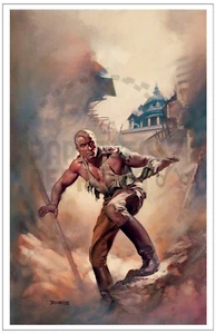STAMPA POSTER DOC SAVAGE - 1977 IL FANTASMA ARRABBIATO - BORIS VALLEJO. 11" x 17" - Foto 1 di 1