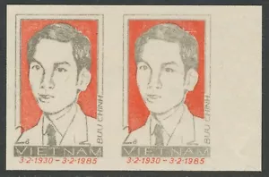 VIETNAM 1985 55 years Communist Party of Vietnam, 2 D grey/light red Ho Chi Minh - Picture 1 of 1