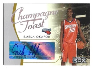 2005 TOPPS LUXURY BOX BASKETBALL CHAMPAGNE TOAST AUTO EMEKA OKAFOR # 92/100 - Picture 1 of 1