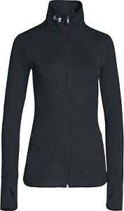 Under Armour Women's Sporty Lux Gym Jacket-Black-Large