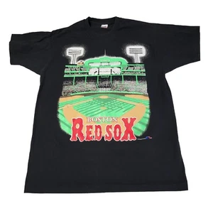 Vintage 1990er Boston Red Sox Shirt Baseball Fenway Park MLB Größe XL Einzelnaht - Bild 1 von 7