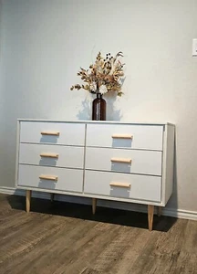 Modern White Dresser - Picture 1 of 6