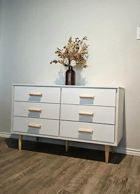 Modern White Dresser - Image 1 of 4