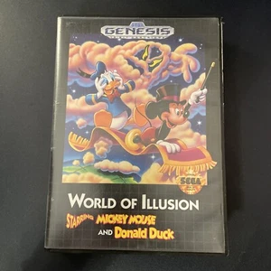 World of Illusion protagonizado por Mickey Mouse y el Pato Donald (Sega Master, 1992) en caja - Imagen 1 de 7