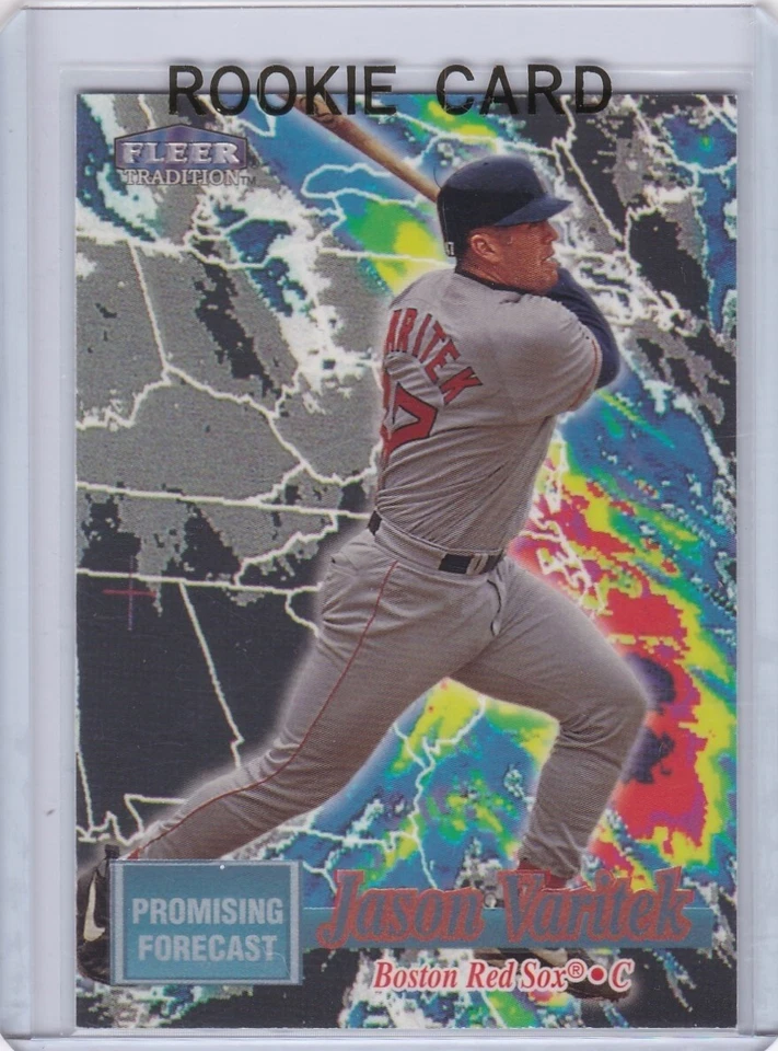 JASON VARITEK ROOKIE CARD 1998 Fleer Tradition PROMISING FORECAST Boston Red Sox - Image 1 of 2