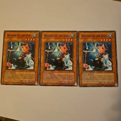 Yu-Gi-Oh! 2x Maiden of the Aqua PGD-008  & 1x DB2-EN211- Short Print - LP - Image 1 of 4