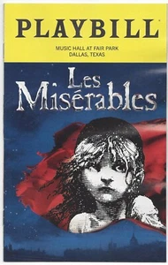 Les Miserables Playbill Music Hall at Fair Park Dallas December 2023 - Picture 1 of 1