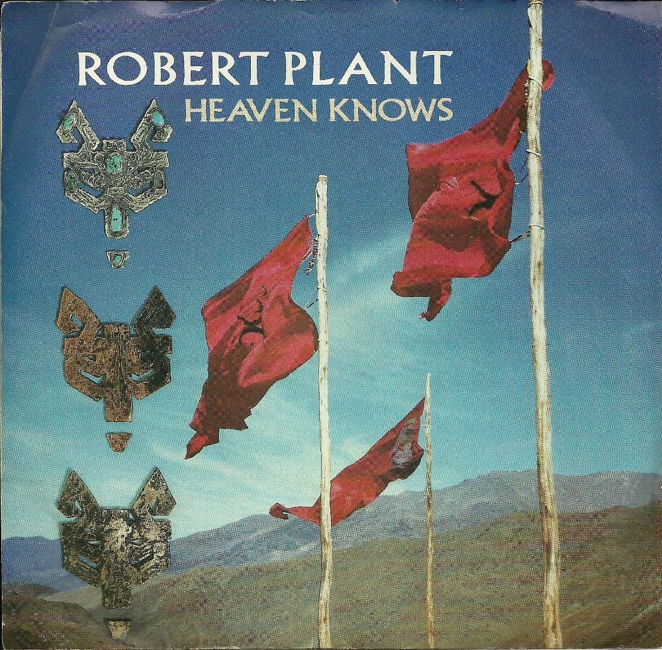 PROMO 45 rpm - ROBERT PLANT - Heaven Knows w/PS - VG+ - Image 1 of 1