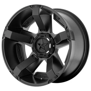 (1) 17x9 -12 XD XD811 Rockstar II 5x5.0 Matte Black W/ Accents Wheel - Picture 1 of 3