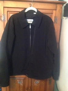 CHAQUETA DE HOMBRE JOSEPH ABBOUND NEGRA ROPA EXTERIOR Edredón Forrado Cremallera Talla Grande - Imagen 1 de 9