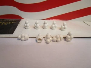Lego (10) WHITE ICE CREAM (4) SCOOPS, HARRY POTTER,CASTLE, OR ANYTHING - Picture 1 of 2