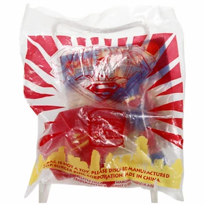 Figura de acción animada de Superman Launcher DC Comics sellada Burger King 1997 - Imagen 1 de 3