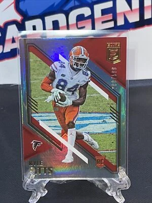 2021 panini donruss elite kyle pitts 117 rookie card rc 290/599 - Image 1 of 2