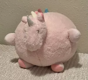 Pottery Barn Kinder Plüsch Einhorn Kissen rosa weich flauschig - Bild 1 von 7
