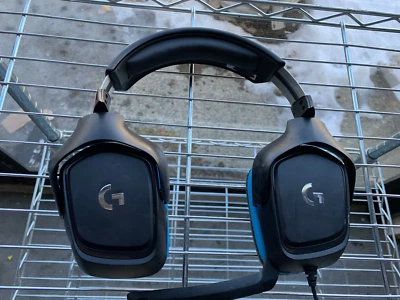 (45) Logitech G432 7.1 Surround Sound Over-the-Ear Wired Gaming Headsets (Read) - Image 1 of 4