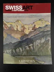 Christie's Auktion: Swiss Art, 21. September 2009, Zürich - Bild 1 von 1