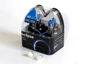 H3 White Halogen Headlight Bulbs/Globes + FREE LED PARKERS HID XENON - Bild 1 von 8
