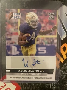 2022 Leaf Pro Set Draft - Autographs #PSA-KA2 Kevin Austin Jr. (AU, RC) - Picture 1 of 2