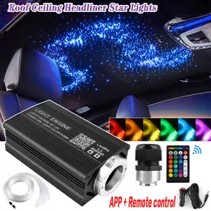 Car Home Headliner Star Light 500pc Fiber Optic Kit Roof Ceiling Lights w/Remote - Picture 1 of 16