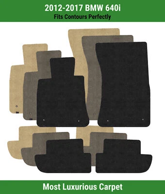 Alfombrillas Lloyd Luxe fila delantera y trasera para BMW 640i 2012-2017  Foto 1 de 4