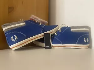 Fred Perry Canvas Trainers UK Size 7 Brand New With Box - Picture 1 of 14