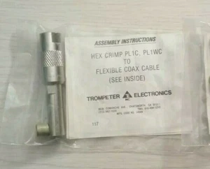 Trompeter PL1WC-013 (TEI14949 Series) Hex Crimp Patch Plug for RG59 Coax Cable - Picture 1 of 1