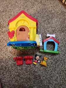 Fisher Price Little People Disney Mickey and Minnie's House Juego Incompleto  - Imagen 1 de 5