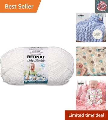 Oeko-Tex Certified Baby Blanket Yarn - 300g Soft Chenille - Perfect for Knitting - Image 1 of 4