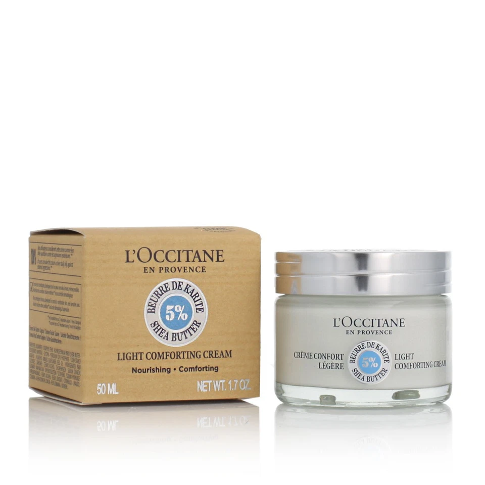 L'Occitane Shea Butter 5% Light Comforting Face Cream 50ml - Image 1 of 1