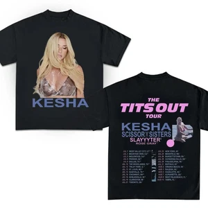 Kesha The Tits Out Tour 2025 T-Shirt Unisex Fan Gift S-5XL - Picture 1 of 3