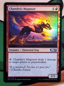 X 1 Chandra's Magmutt FOIL NM Core Set M21 137 MTG Magic The Gathering - Picture 1 of 1