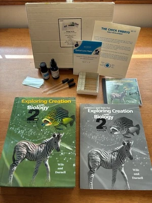 Apologia Exploring Creation Biology 2nd Ed. Text, Solutions & Tests, CD, lab set - Image 1 of 4