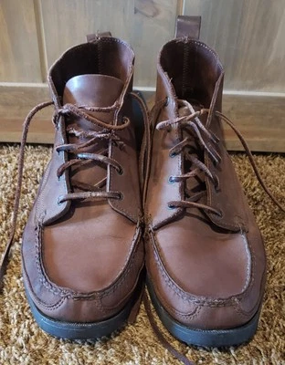 Dexter Chukka Ankle Boots Mens Sz 11.5 Leather Brown Dress Casual Shoes Preppy  - Image 1 of 4