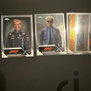 2023 Topps Chrome Formula 1 F1 Alexander Albon Williams 3 Card Lot #61 62 63 - Bild 1 von 10